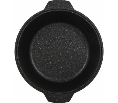 Жаровня КУКМОР жмт528а а/пр литая 5,0л стекл/кр Тёмный мрамор