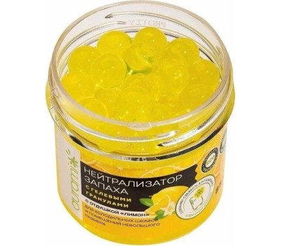 Нейтрализатор запаха AURAMI с гел.гранулами Лимон, 85гр 48218