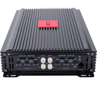 Автоусилитель ACV VX-4.100 (4*100Вт/4-3-2 канал/4-2 Ом/High-pass/Low-pass)