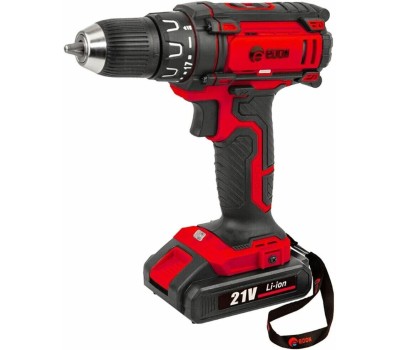 Дрель-шуруповёрт EDON AD-21A черный/красный 16043 21В, 2аккум