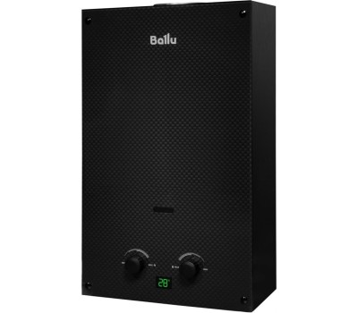 Водонагреватель газовый BALLU GWH 10 Fiery Glass Carbon