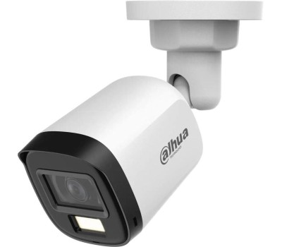 DAHUA Камера видеонаблюдения аналоговая DH-HAC-B1A21P-U-IL-0280B, 1920 х 1080, 2.8 мм, белый