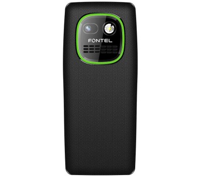 Телефон мобильный FONTEL FP250 черно-зеленый