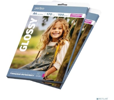 Фотобумага PERFEO А4 170 г/м2 глянцевая 100л (PF-GLA4-170/100) (G16)
