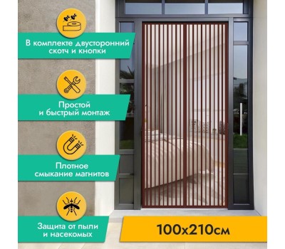 ROSENBERG R-400037 Противомоскитная сетка (100х210см)