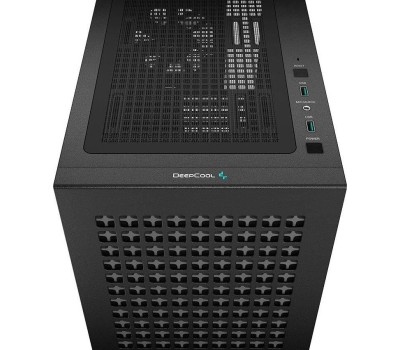 DeepCool CH370 черный без БП mATX TG window 1x120mm fan (R-CH370-BKNAM1-G-1)