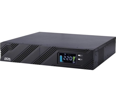 PowerCom Smart King Pro+ SPR-1000 LCD ИБП {Line-Interactive, 1000VA/800W, Rack/Tower, 8хС13, Serial+USB, SmartSlot} (1152572)