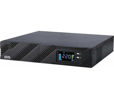 PowerCom Smart King Pro+ SPR-1000 LCD ИБП {Line-Interactive, 1000VA/800W, Rack/Tower, 8хС13, Serial+USB, SmartSlot} (1152572)