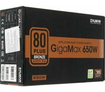 Блок питания ZALMAN Блок питания ATX 650W ZM650-GVII