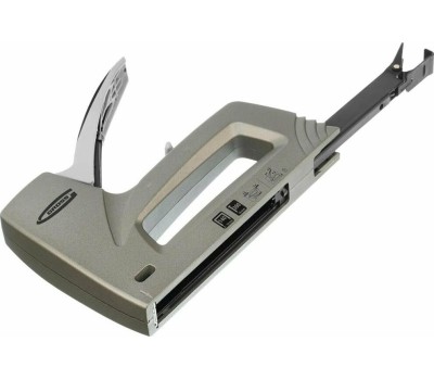 Степлер GROSS Степлер мебельный (Aluminium 140) алюминиевый корпус, регулятор удара, тип скобы 140, 300, 6-14 мм 41007