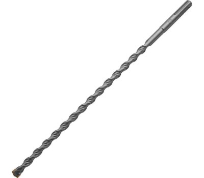 Бур DENZEL Бур по бетону, двойная спираль, три пылеотводящие кромки, 10 x 310 мм 705019