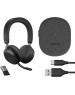 JABRA Гарнитура Evolve2 75, Link380a MS Stereo Black, для компьютера/мобильных устройств, накладные, Bluetooth/радио, черный [27599-999-999]