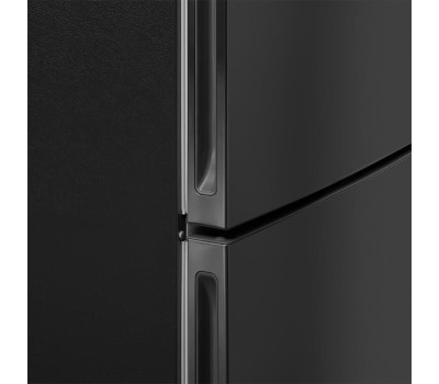 Холодильник MAUNFELD Холодильник двухкамерный MFF200NFSBE Total No Frost, черная сталь