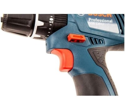 Ударная дрель-шуруповерт BOSCH Ударная дрель-шуруповерт GSB 120-LI, 2Ач, с двумя аккумуляторами [06019g8100]