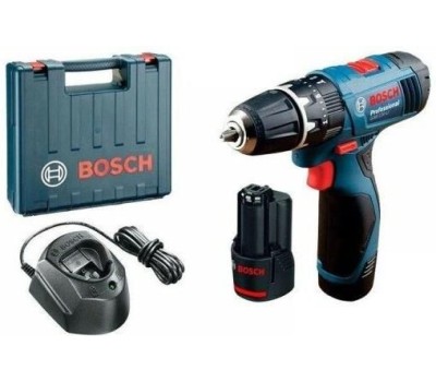 Ударная дрель-шуруповерт BOSCH Ударная дрель-шуруповерт GSB 120-LI, 2Ач, с двумя аккумуляторами [06019g8100]