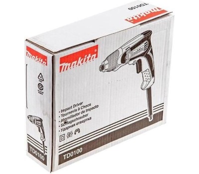 Дрель MAKITA Ударная дрель-шуруповерт TD0100, сетевой