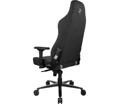 Кресло компьютерное игровое AROZZI Кресло игровое Vernazza SuperSoft, ткань, до 145кг, мультиблок, регулируемые 3D подлокотники, черный