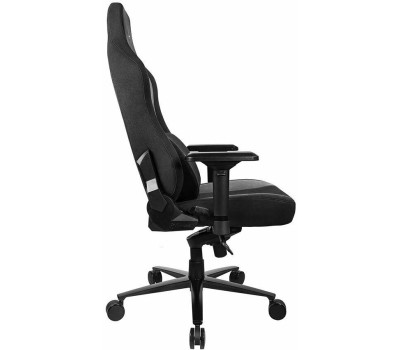 Кресло компьютерное игровое AROZZI Кресло игровое Vernazza SuperSoft, ткань, до 145кг, мультиблок, регулируемые 3D подлокотники, черный