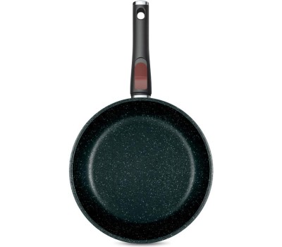 Сковорода НЕВА МЕТАЛЛ ПОСУДА Сковорода а/пр литая 26см съемн/руч Черный гранит ТМ НМП