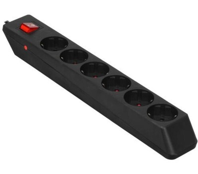 SVEN Фильтр Optima 5,0 м (6 розеток с защитными шторками) черный, цветная коробка [SV-021030]