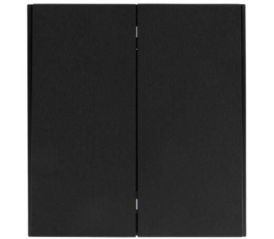 KRANZ Выключатель STRONG 2 кл проходной (переключатель) 10А с/у антрацит