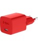 TTEC Сетевое зарядное устройство SmartCharger GAN 45W AVS PD Travel Fast Charger с кабелем USB-C - USB-C 3A. Длина кабеля: 120см. Цвет: неоновый красный