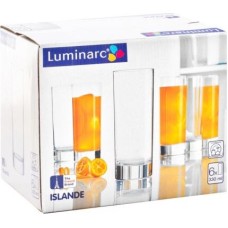 Посуда LUMINARC ИСЛАНДИЯ наб. стаканов 6 шт 330 мл высокие (J0040)