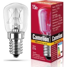 Лампа CAMELION (12116) 15/P/CL/E14 - для холодильника и швейных машин
