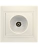 Розетка SMARTBUY (SBE-01i-S1-TV) Венера, 1-местная, бежевый