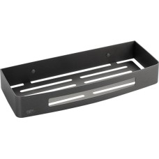 полочка GFMARK 78362 Полочка 22 см одинарная прямоугольная, литая, ГРАФИТ, из нержавеющей стали марки SUS 304