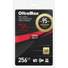 Карта памяти OLTRAMAX MicroSDXC 256GB Class 10 UHS-1 Premium (U3) [OM256GCSDXC10UHS-1-PrU3 w]