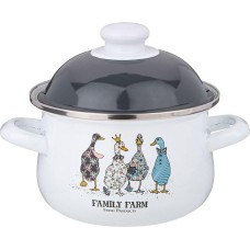 Кастрюля AGNESS 934-620 FAMILY FARM 1.5л