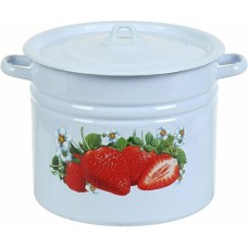 Кастрюля СИБИРСКИЕ ТОВАРЫ С1626.з,С1626.П,С1626.СГ эмал 14,0л цил с рис