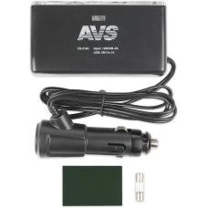 Разветвитель AVS Разветвитель прикуривателя 12/24 (на 2 выхода+2USB) CS219U