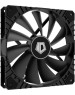 ID-COOLING Вентилятор WF-14025-XT 140мм, 4-pin, 1600об/мин, 17 - 33 дБ, черный, Ret [wf-14025-xt black]