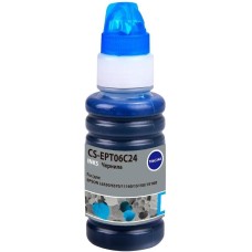 Чернила CACTUS Чернила CS-EPT06C24 112C C13T06C24A, для Epson, 70мл, голубой пигментный