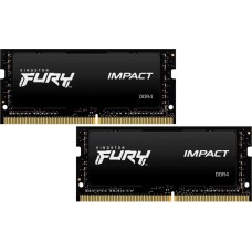 Оперативная память KINGSTON Оперативная память Fury Impact KF432S20IBK2/16 DDR4 - 2x 8ГБ 3200МГц, для ноутбуков (SO-DIMM), Ret