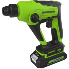 GREENWORKS Перфоратор GD24SDS1K2 патрон:SDS-plus уд.:1.2Дж аккум