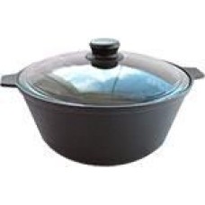 Камская посуда ка27 2,5л чугунная со стеклянной крышкой