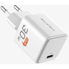 CABLETIME Зарядное устройство 30W, порт USB-C GA30W, белое