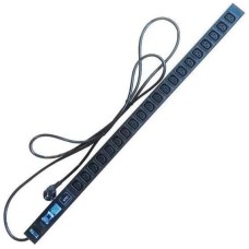 LANMASTER Блок распределения питания TWT-PDV-20C3-GP верт.размещ. 20xC13 базовые 16A Schuko 3м