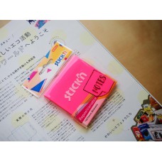 STICK`N Блок самоклеящийся бумажный 27071 76x76мм 80лист. 70г/м2 розовый неон 1цв.в упак