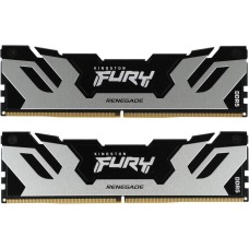 KINGSTON Память DDR5 2x16GB 7200MHz KF572C38RSK2-32 Fury Renegade Silver XMP RTL Gaming PC5-57600 CL38 DIMM 288-pin 1.45В kit single rank с радиатором Ret