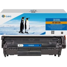Картридж лазерный G&G Картридж лазерный GG-Q2612AX черный (3000стр.) для HP LJ 1010/1012/1015/1018/1020/1022/1022n/1022nw/3015/3020 с чипом