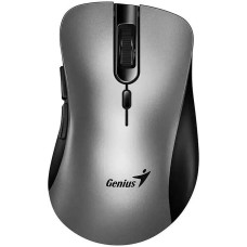GENIUS Мышь беспроводная Ergo 8100S AI, радио, оптическая, USB, 1600dpi, серебристый [31030040404]