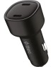 TTEC Автомобильное зарядное устройство SmartCharger Duo PD 48W Vehicle Fast Charger USB-C+USB-A с кабелем USB-C-Lightning. Цвет: черный