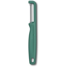 VICTORINOX Овощечистка Iotaс лезвием двухсторон. зеленый упак.:европодвес (6.0943.4)