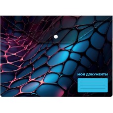 SILWERHOF Конверт на кнопке Web A4 пластик 0.25мм