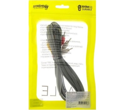 Кабель SMARTBUY (KA233) 3XRCA (M) - 3XRCA (M) 3M в пакете (5)