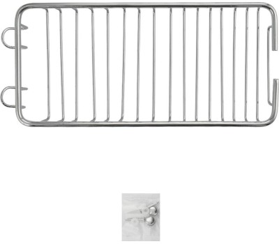 Аксессуары для ванной комнаты и туалета САНАКС 1220 Мыльница решетка малая двухсекционная с крючками нержавейка хромированная (2)